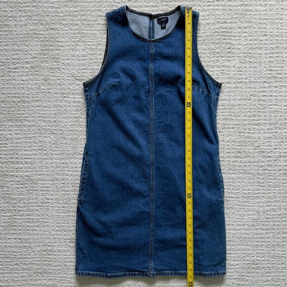 J. Crew Factory Blue Denim Dress - Picture 5 of 6